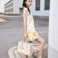 M45717 ONTHEGO MM BAG TOTE M45717 M45718 Cream/Saffron/blue