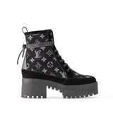 LV LAUREATE PLATFORM DESERT BOOT BLACK 1AC7M0