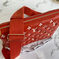 M20761 Coussin PM Monogram 26cm red cowhide-leathe