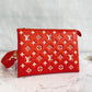 M20761 Coussin PM Monogram 26cm red cowhide-leathe
