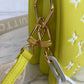 M20843 Coussin PM Monogram 26cm yellow cowhide-leathe