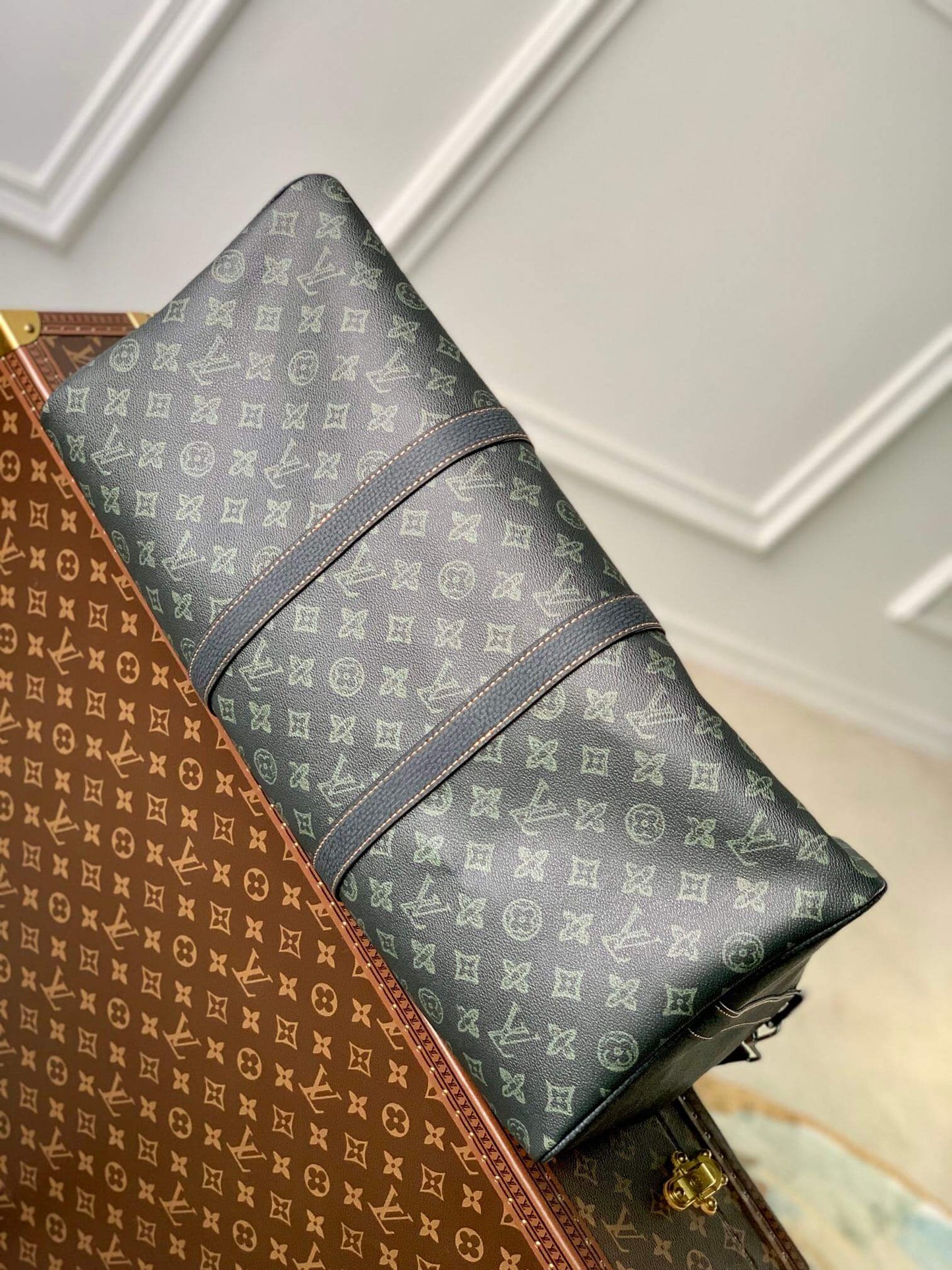 M46334 KEEPALL BANDOULIÈRE 50 Monogram Dark Green