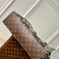 M20866 SAC PLAT Monogram Chess 36cm brown