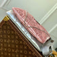 M21056 MAXI MULTI POCHETTE ACCESSOIRES 34CM Pillow Silver / Pale Pink