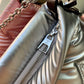 M21056 MAXI MULTI POCHETTE ACCESSOIRES 34CM Pillow Silver / Pale Pink
