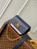 M21084 Lockme Tender shoulder bag cross body bags Navy Blue 19cm
