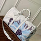 M21678 LU x YK Bandoulière Keepall 50 Travel bag white COWHIDE/ REAL LEATHER