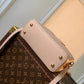 M22375 Capucines MINI Taurillon 21cm apricot COWHIDE/ REAL LEATHER