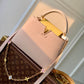 M22375 Capucines PM Taurillon 27cm apricot COWHIDE/ REAL LEATHER