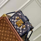 M22882 PETITE MALLE 20cm Monoglam blue