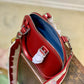 M40302 ALMA BB Handbag shoulder bag cross body bags red calfskin
