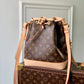M40817 NOE BB bucket bag Monogram 24cm brown