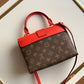 M44322 Locky BB Handbag shoulder bag cross body bags red calfskin Monogram