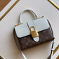 M44653 Locky BB Handbag shoulder bag cross body bags white calfskin Monogram