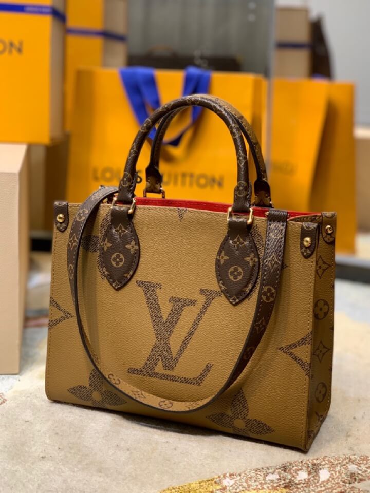 M45039 totes OnTheGo Monogram Toron 25cm INSIDE red