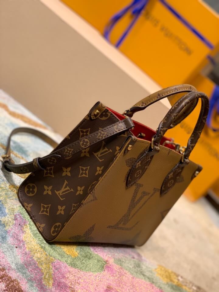 M45039 totes OnTheGo Monogram Toron 25cm INSIDE red