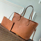 M45684 NEVERFULL MM brown embossed Monogram Empreinte 32cm