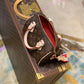 M45948 Speedy Bandouliere 20 Bag monogram real leather trim rose red