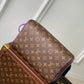 M46253 Dopp Kit Monogram Macassar purple 28cm
