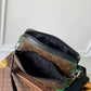 M46266 Trio Sac Plat Monogram Macassar 25cm green