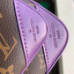 M46266 Trio Sac Plat Monogram Macassar 25cm purple
