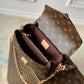M46279 messenger bag East West Métis monogram 21.5cm brown