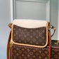 M46317 DIANE Cashmere monogram 25CM brown