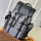 M46331 Christopher Monogram Eclipse Reverse 32cm black grey