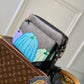 M46435 x YK Trio Messenger Sac Plat 25cm Monogram Eclipse Reverse