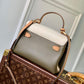 M53937 Lockme Ever BB Handbag green 28cm Material of calf leather