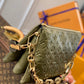 M57782 Coussin Monogram PM 34cm blackish green Female bag All leather