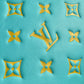 M57793 Pochette Coussin PM Monogram 26cm light blue yellow cowhide-leather