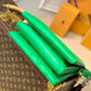 M57936 Coussin Monogram 26cm green Female bag All leather