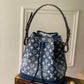 M59606 Petit Noé Navy Blue jeans Monogram 25cm
