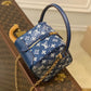 M59611 Dice bag SQUARE Denim Blue jeans 16cm