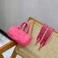 M59826 Papillon BB Monogram 20cm rose red