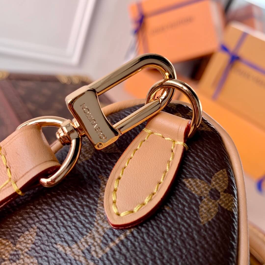 M81085 NANO SPEEDY Monogram 16cm Khaki