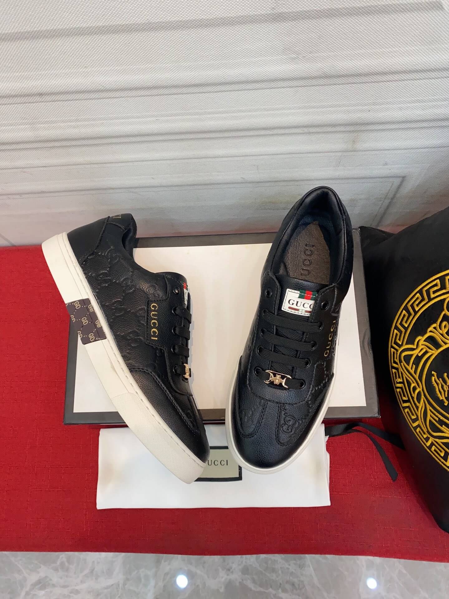 GG Men's shoes Casual Korean style 38-44 Men's Size black