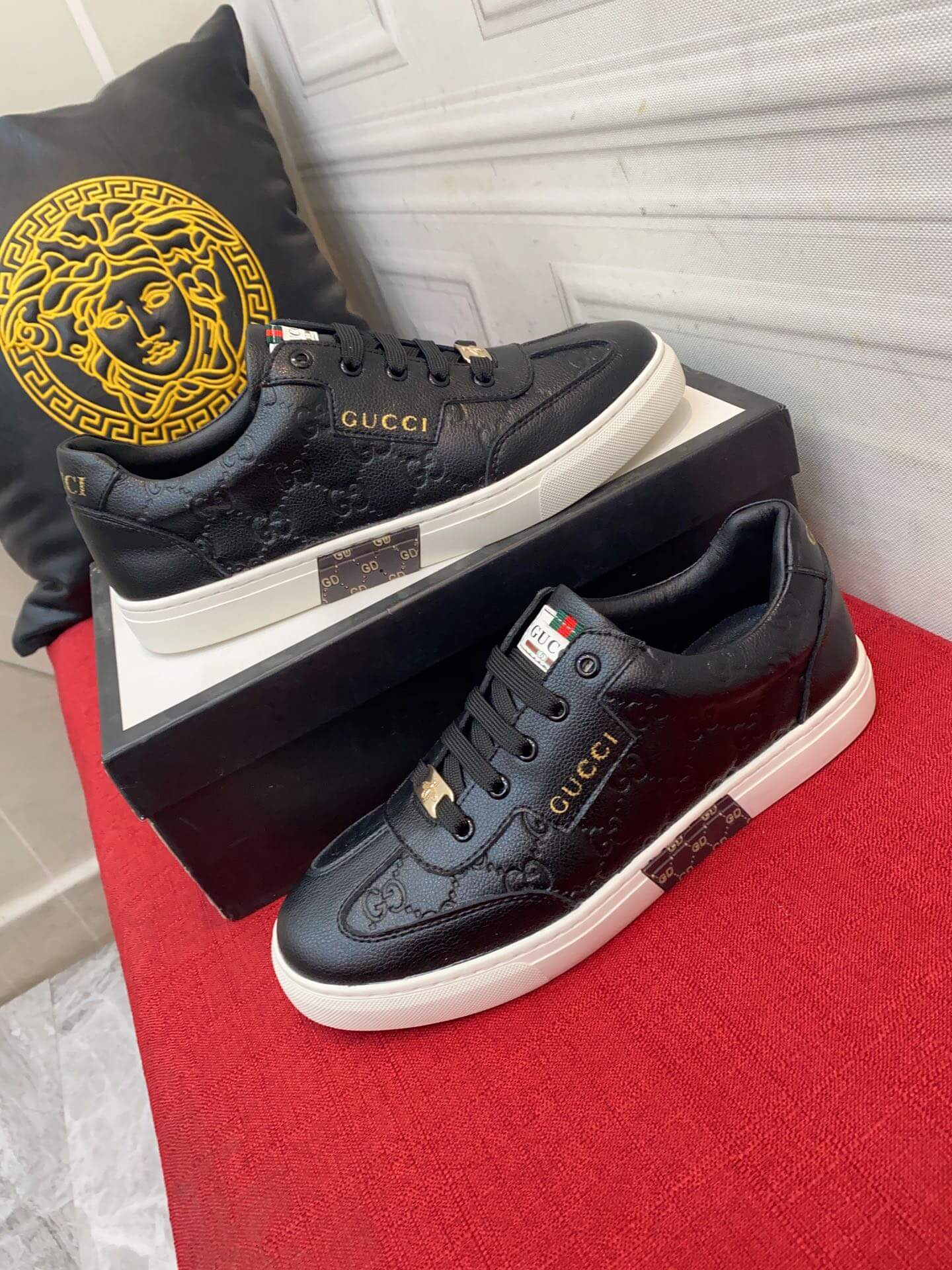 GG Men's shoes Casual Korean style 38-44 Men's Size black