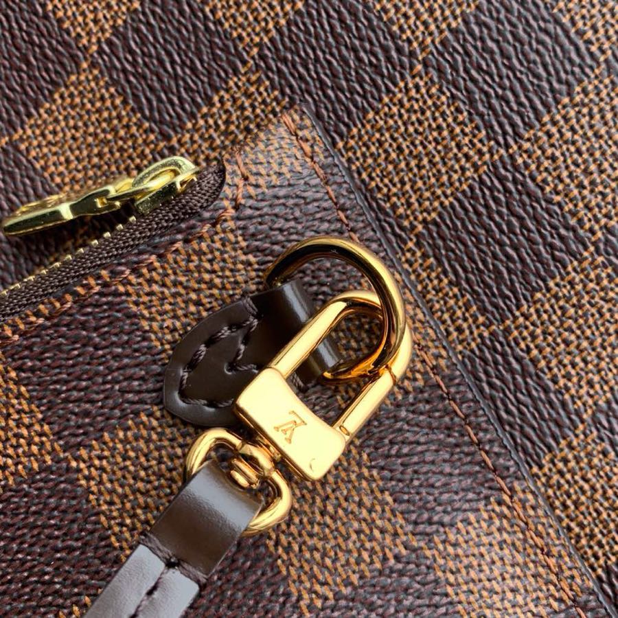 Neverfull N41603 rose ballerine inside MM Damier Azur Bag Damier GHW  d