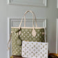 M46102 Neverfull Monogram Empreinte green grey begin subaxillary bag neverfull