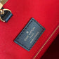 M45321 ONTHEGO MM TOTE BAG BROWN RED MONOGRAM REVERSE TORON