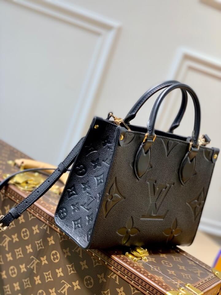 M45653 OnTheGo PM Monogram Empreinte leather black Giant Monogram