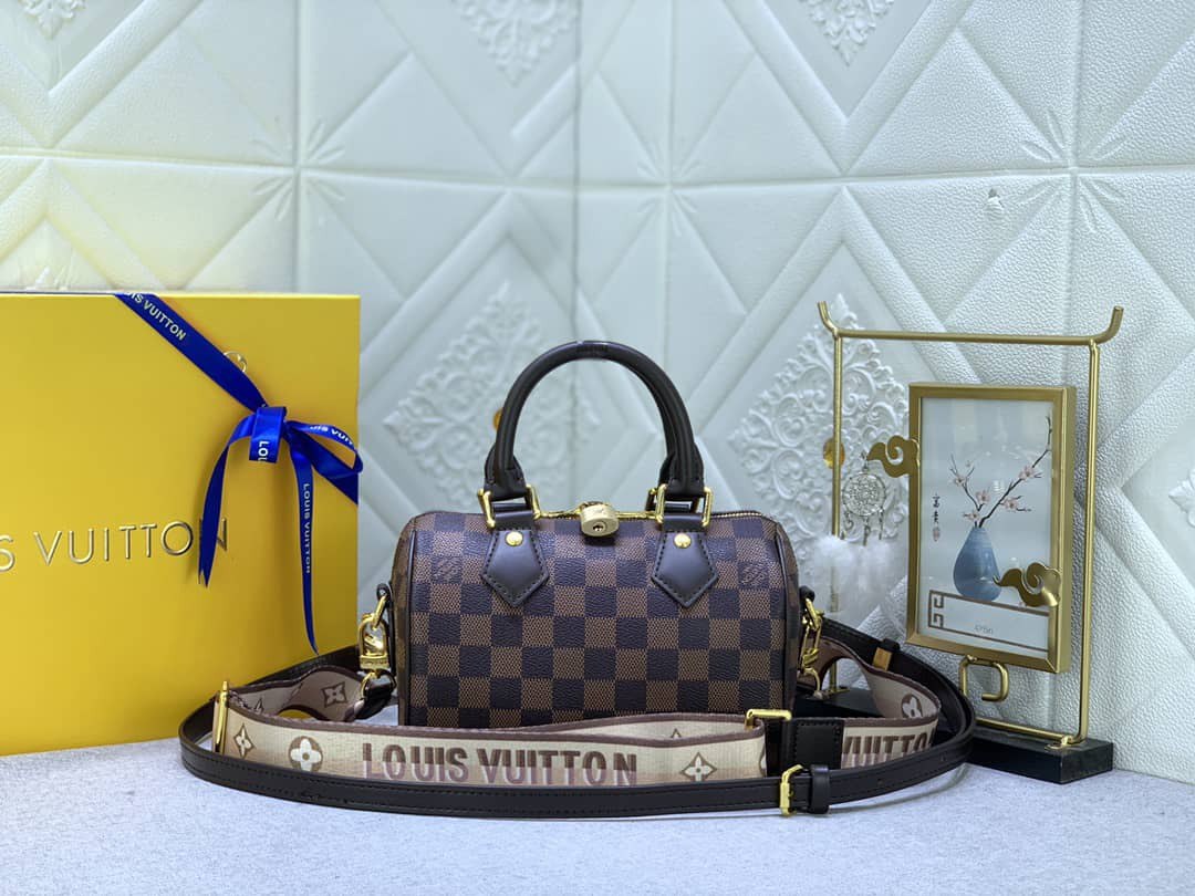 LV Speedy Bandouliere 20 Monogram 20cm/ 7.9in