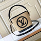 LV Petit Bucket Raffia Black For Women NEW
