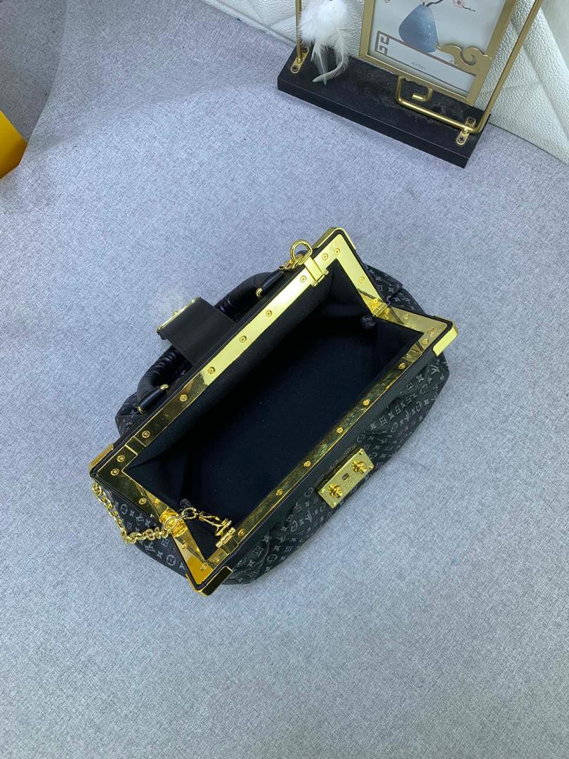 LV Monogram Clutch Black