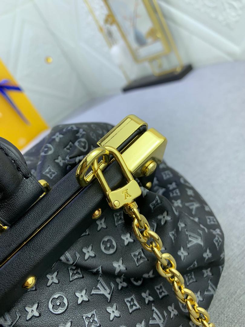 LV Monogram Clutch Black