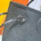 LV Neverfull MM Epi Leather with Pochette Noir