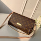M40717/8 FAVORITE shoulder sling bag cross body bags monogram maroon gold chain