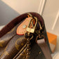 M40717/8 FAVORITE shoulder sling bag cross body bags monogram maroon gold chain